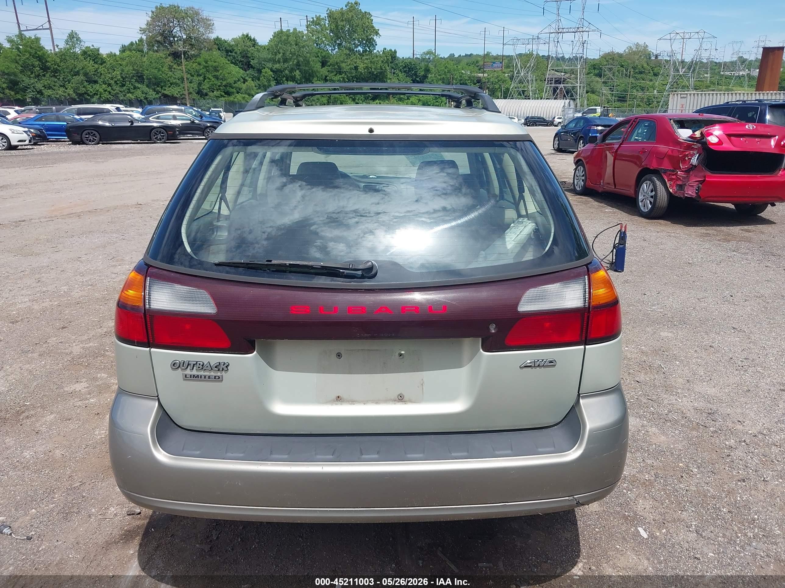 2004 Subaru Outback Limited Gold vin: 4S3BH686547632566