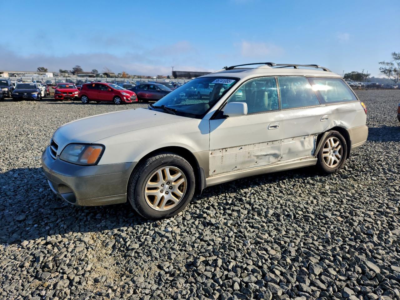 2000 Subaru Legacy Outback Limited White vin: 4S3BH6865Y7626837