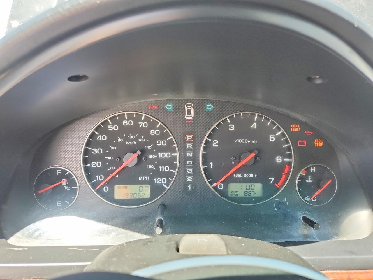 2003 Subaru Legacy Outback Limited Blue vin: 4S3BH686637638455