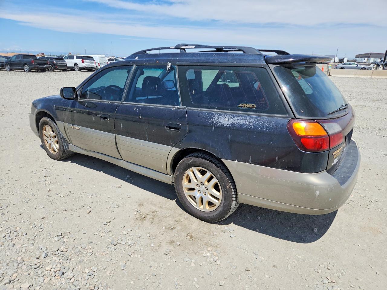 2003 Subaru Legacy Outback Limited Blue vin: 4S3BH686637638455