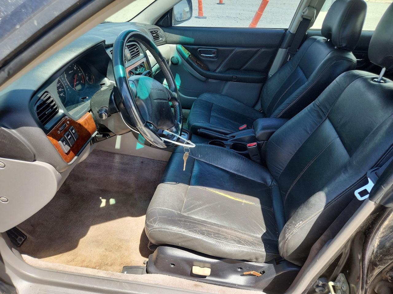 2003 Subaru Legacy Outback Limited Blue vin: 4S3BH686637638455