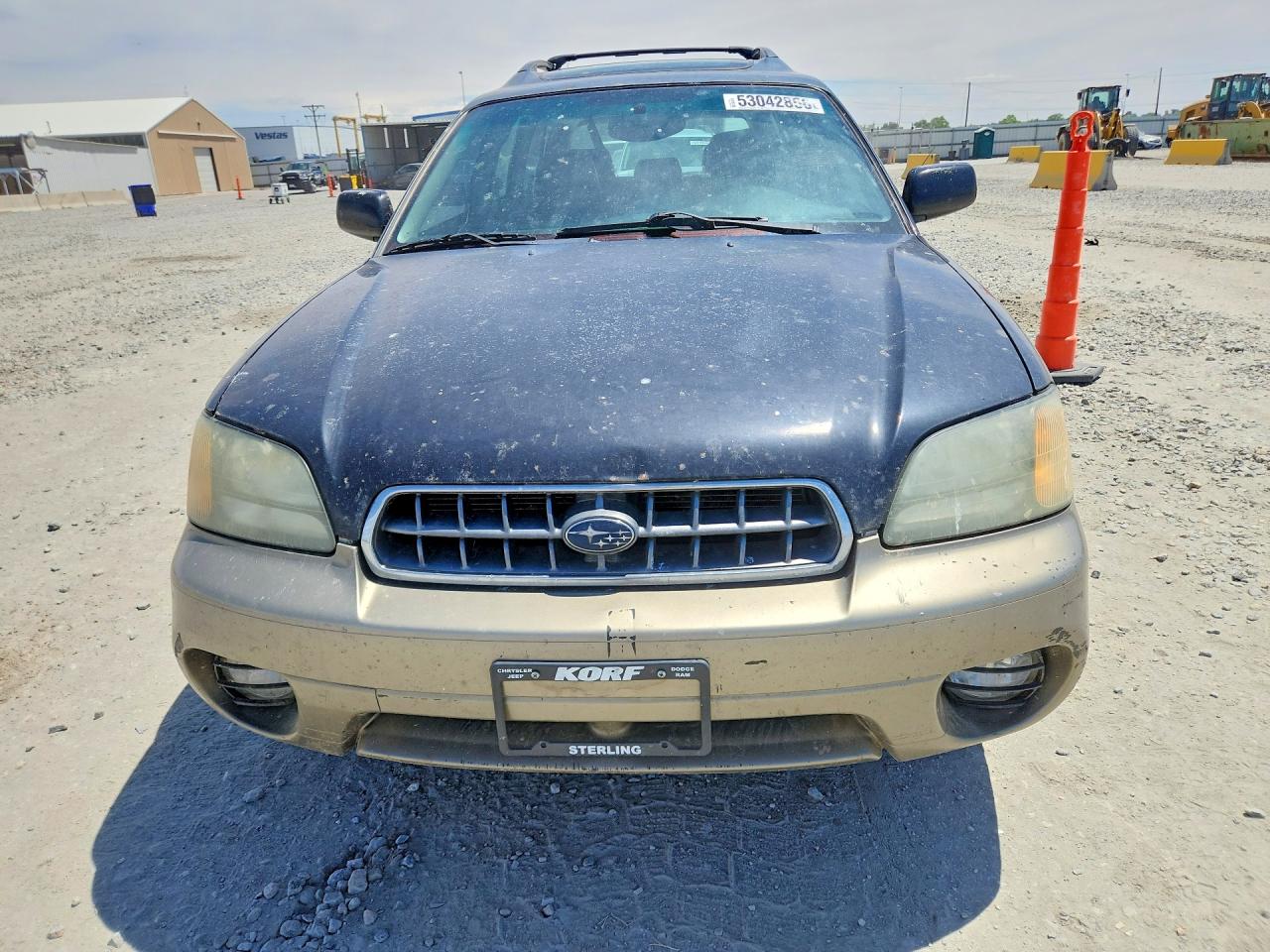 2003 Subaru Legacy Outback Limited Blue vin: 4S3BH686637638455