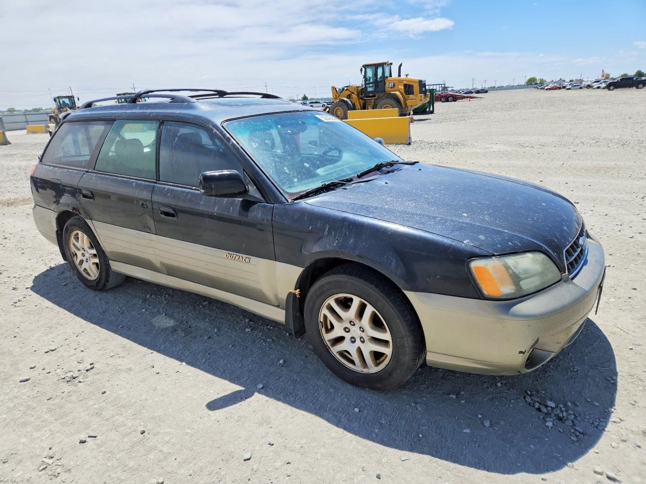 2003 Subaru Legacy Outback Limited Blue vin: 4S3BH686637638455