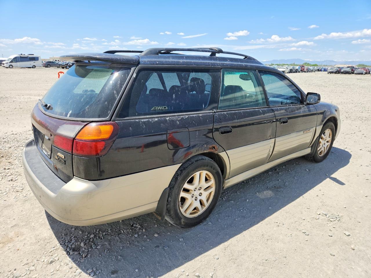 2003 Subaru Legacy Outback Limited Blue vin: 4S3BH686637638455