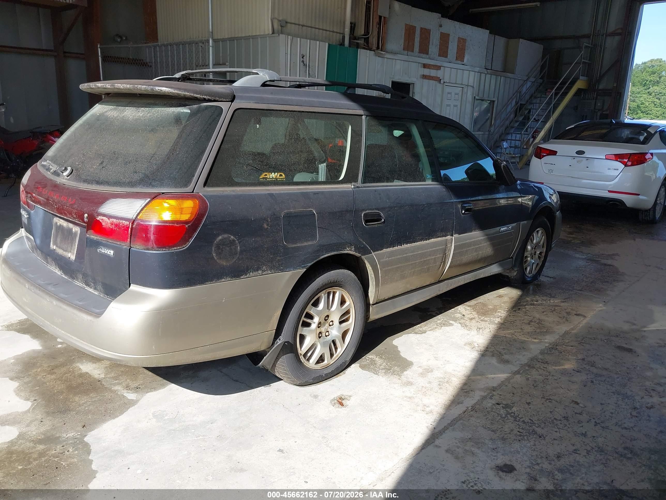 2004 Subaru Outback Limited Dark Blue vin: 4S3BH686647602024