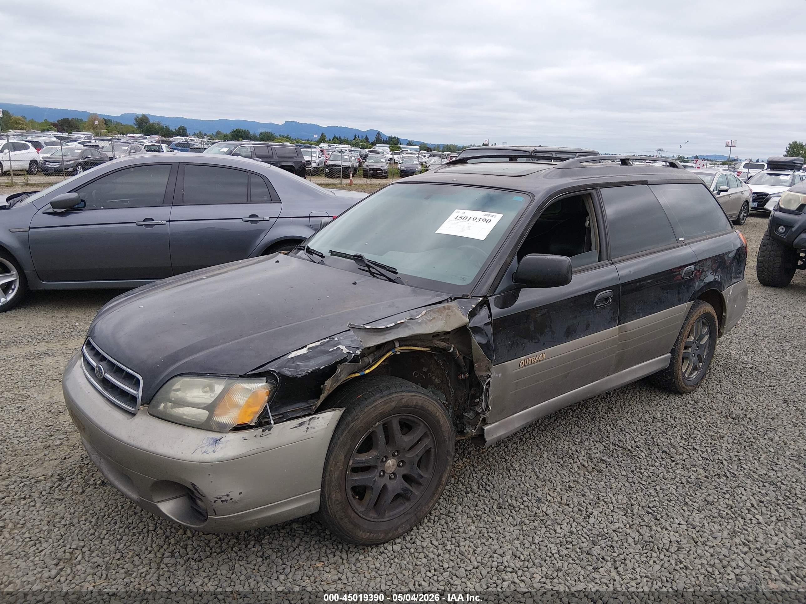 2001 Subaru Outback Limited Black vin: 4S3BH686716668115