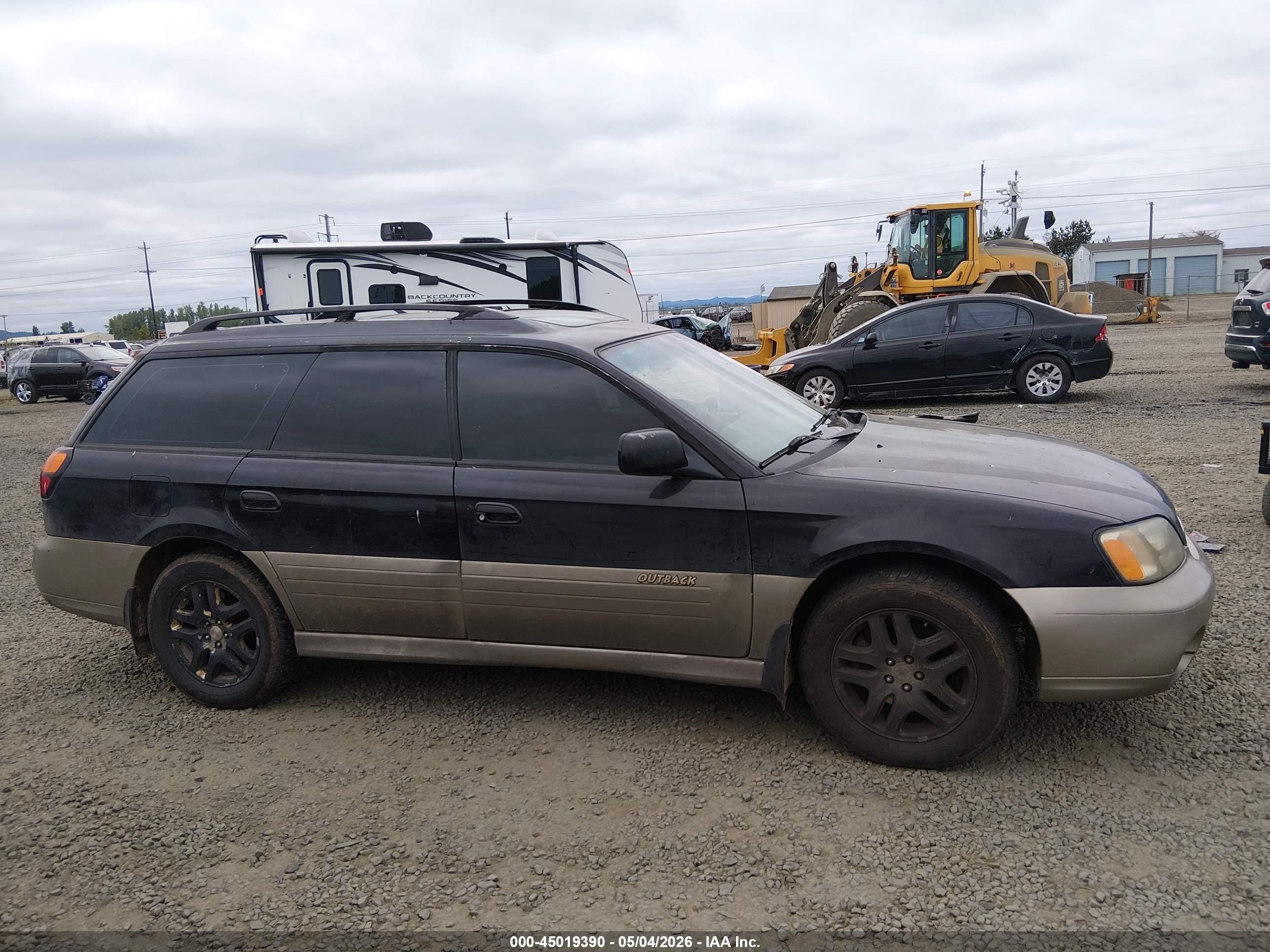 2001 Subaru Outback Limited Black vin: 4S3BH686716668115