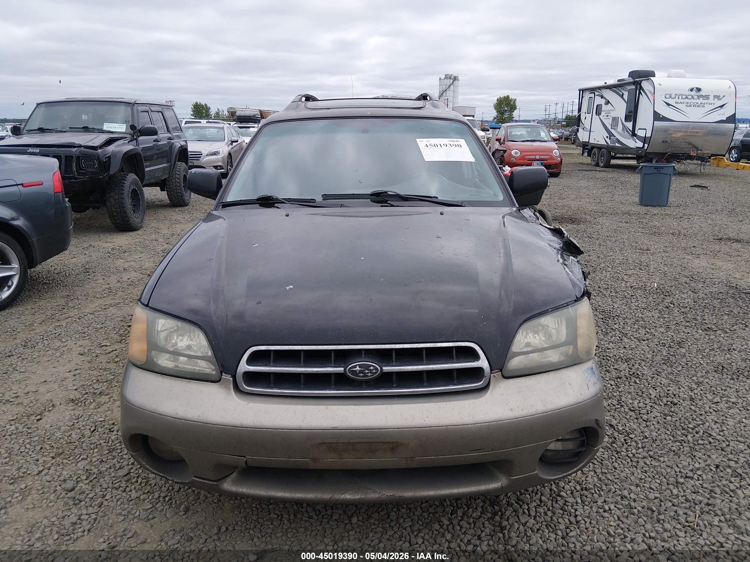 2001 Subaru Outback Limited Black vin: 4S3BH686716668115