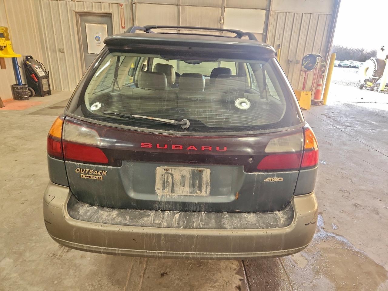 2001 Subaru Legacy Outback Limited Green vin: 4S3BH686717612511