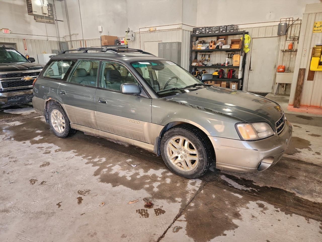 2001 Subaru Legacy Outback Limited Green vin: 4S3BH686717612511