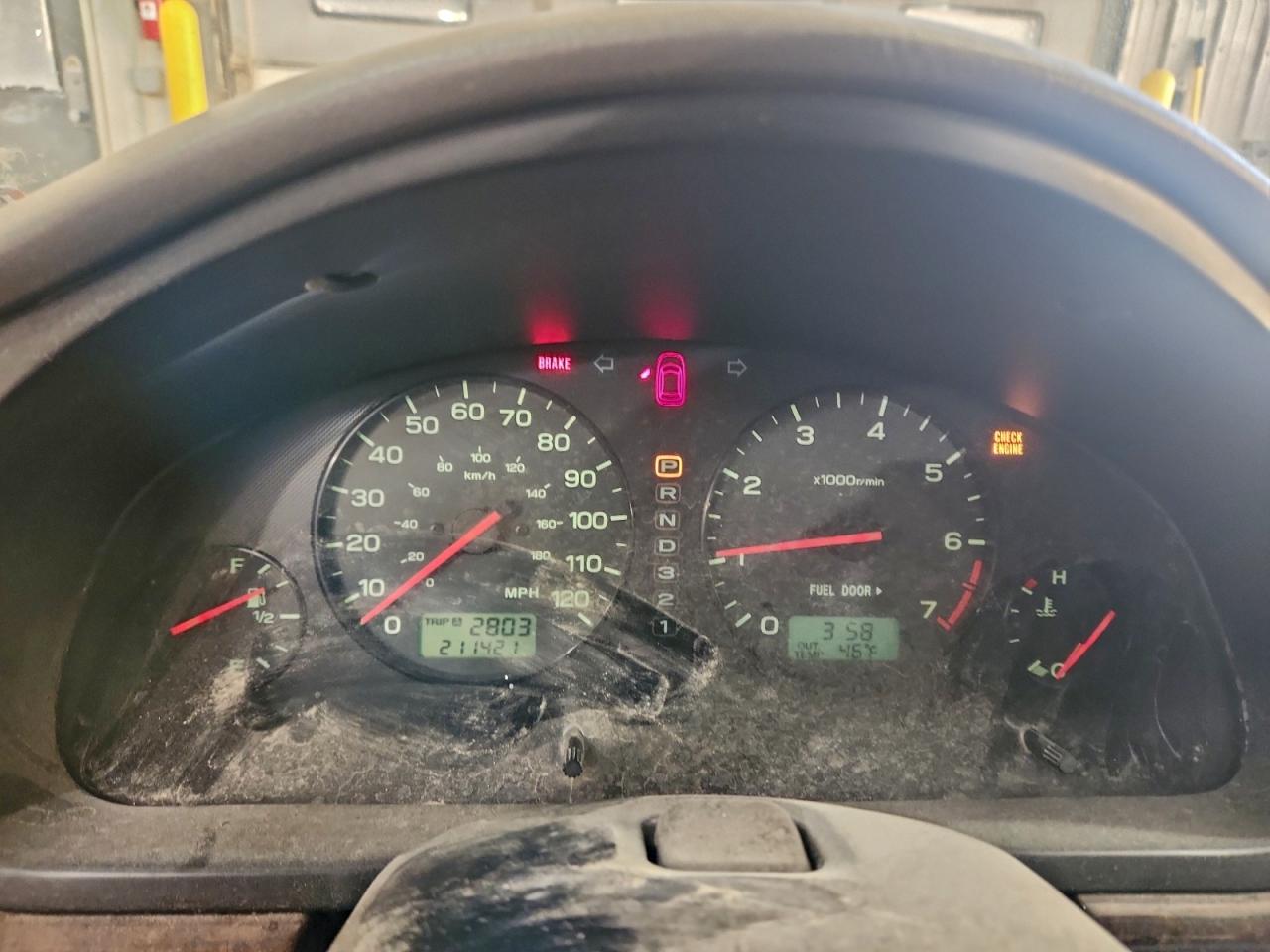 2001 Subaru Legacy Outback Limited Green vin: 4S3BH686717612511