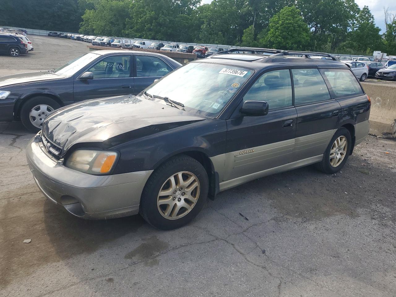 2001 Subaru Legacy Outback Limited Two Tone vin: 4S3BH686817672751