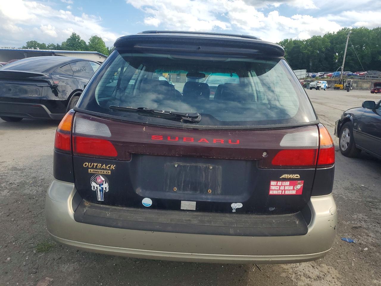 2001 Subaru Legacy Outback Limited Two Tone vin: 4S3BH686817672751