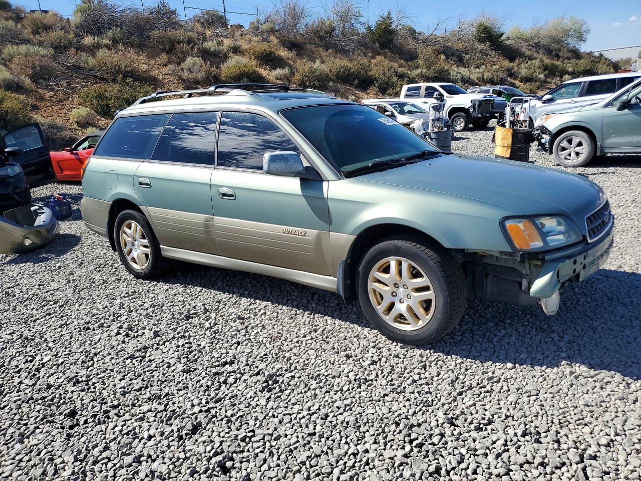 2003 Subaru Legacy Outback Limited Зеленый vin: 4S3BH686836601834