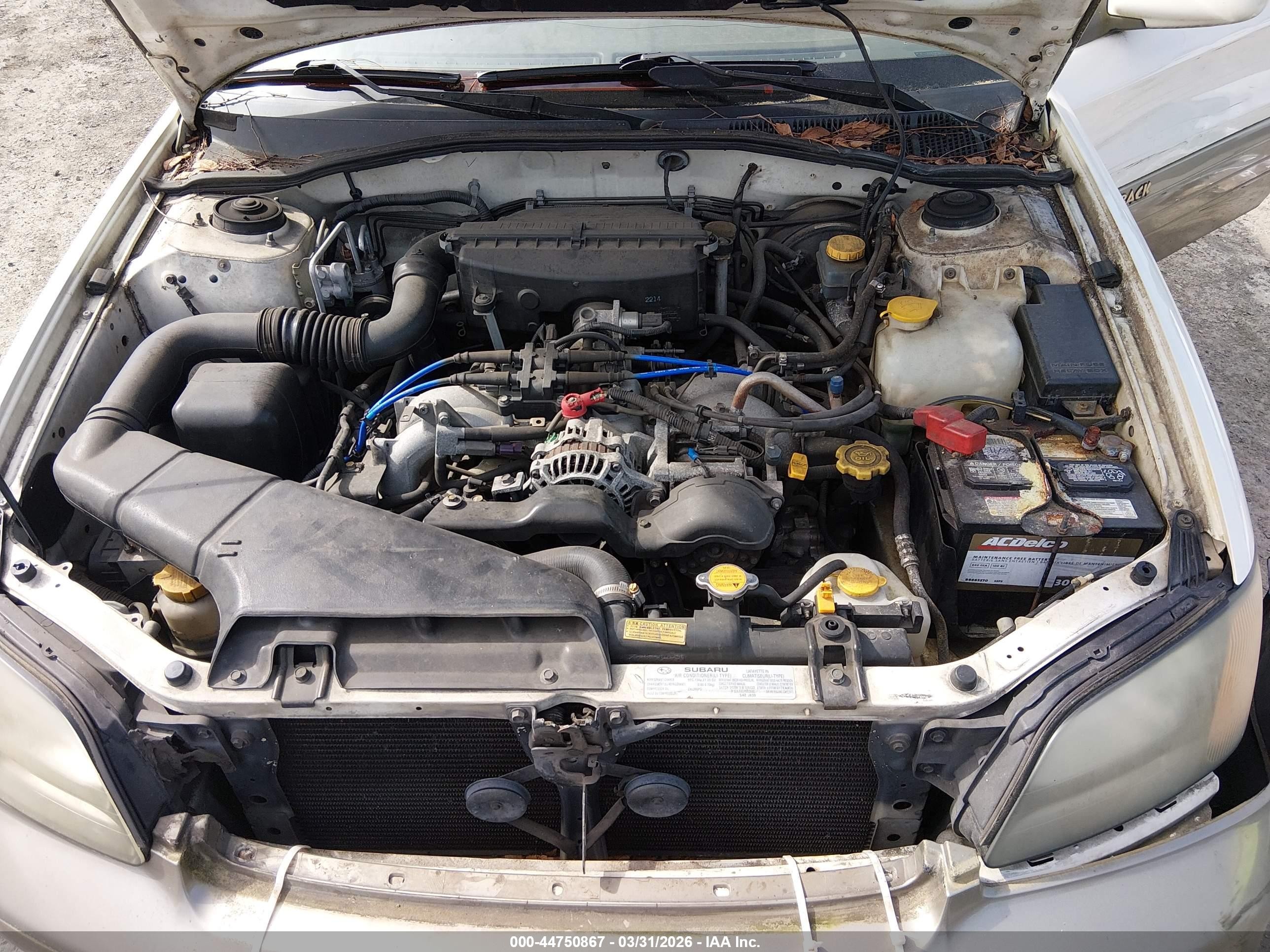 2002 Subaru Outback Limited Cream vin: 4S3BH686926653505