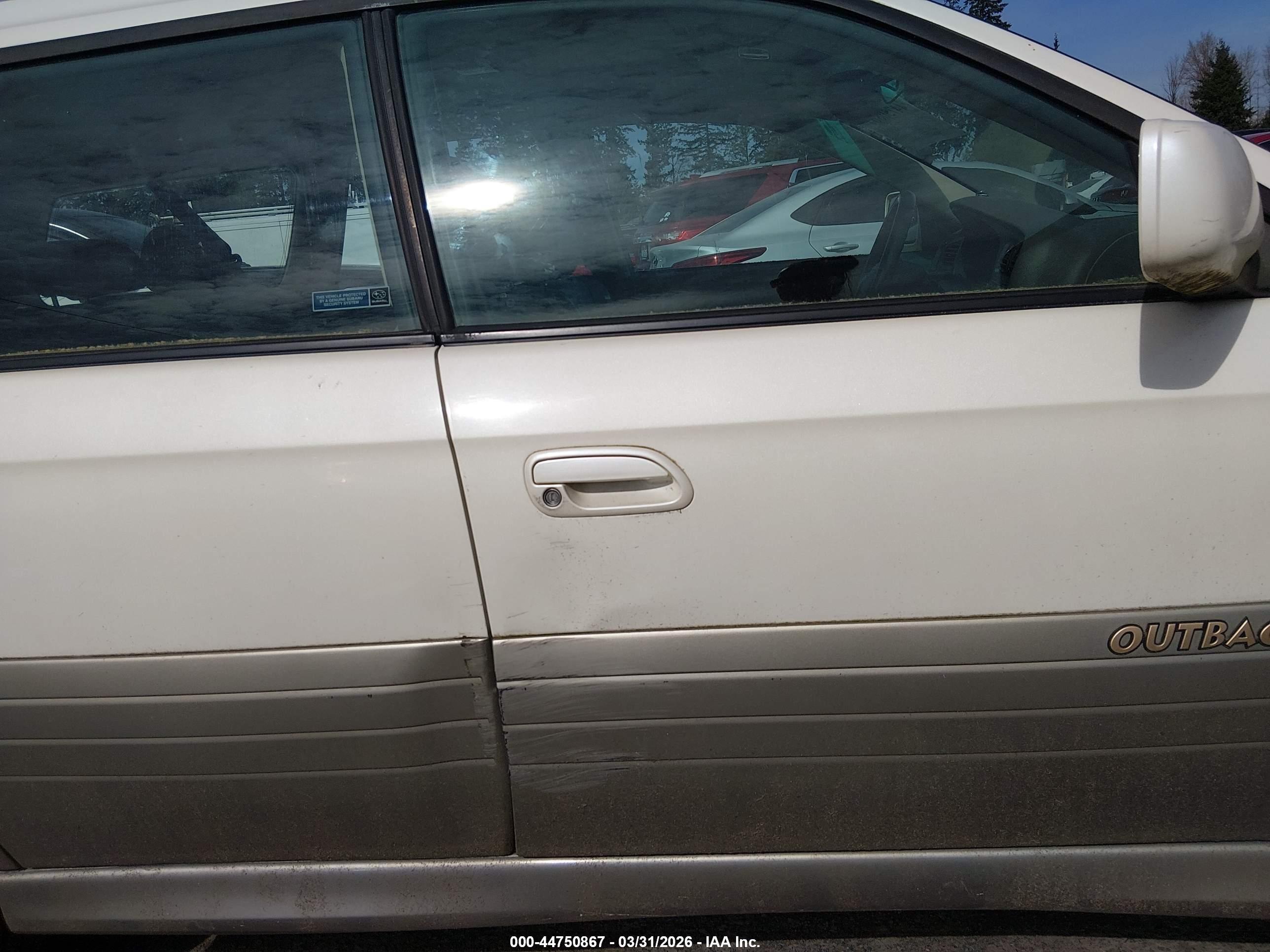 2002 Subaru Outback Limited Cream vin: 4S3BH686926653505