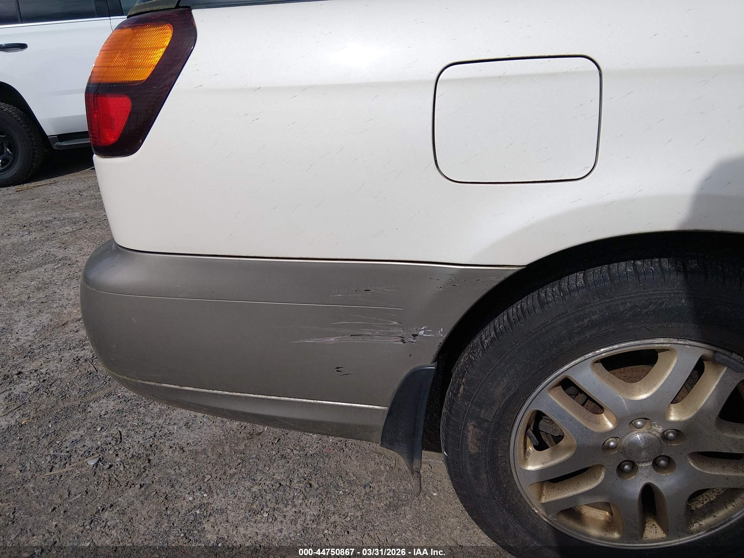 2002 Subaru Outback Limited Cream vin: 4S3BH686926653505