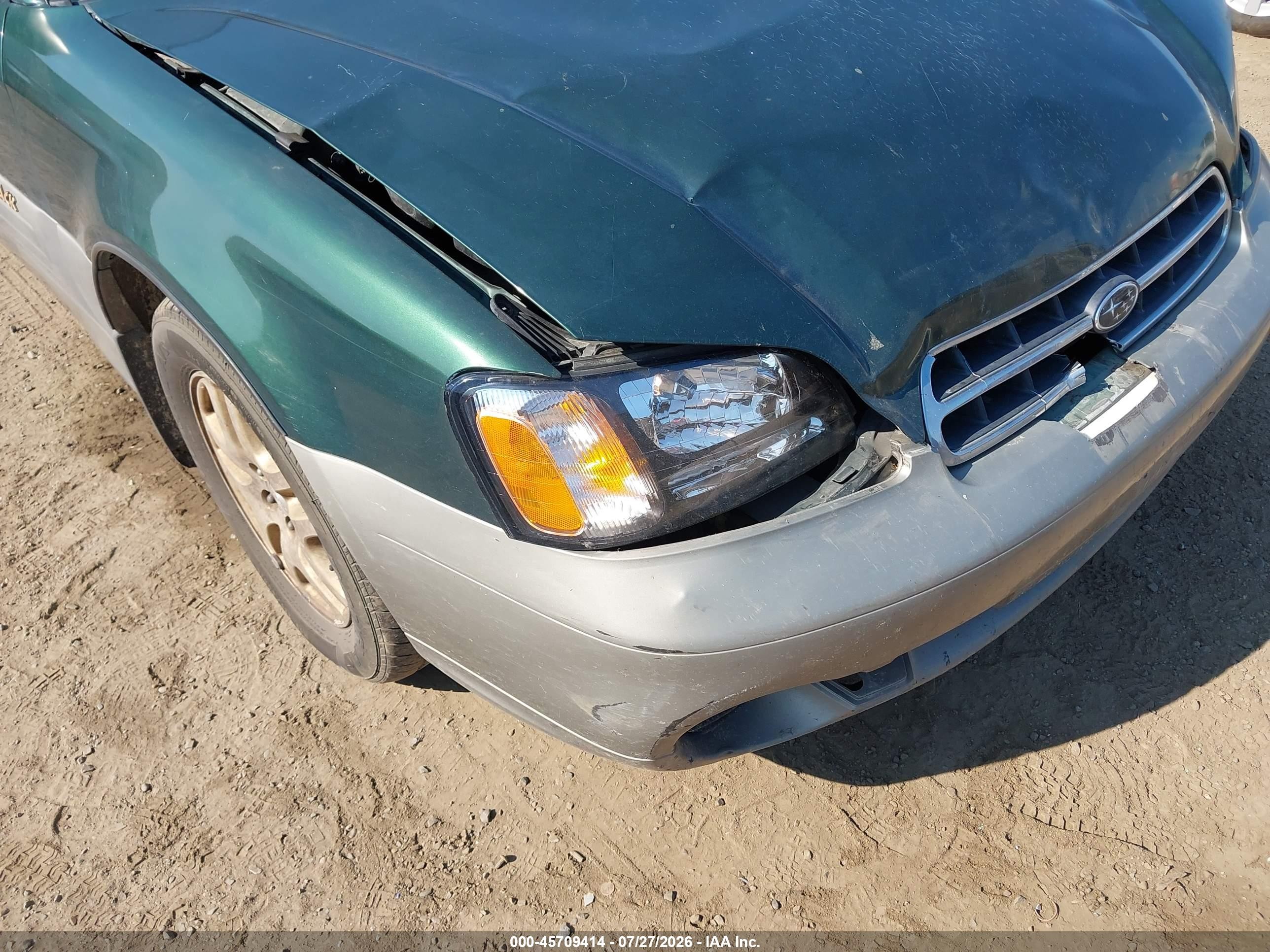 2000 Subaru Outback Limited Зеленый vin: 4S3BH6869Y7607630