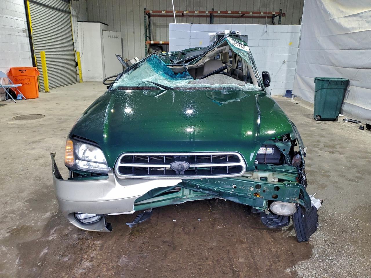 2000 Subaru Legacy Outback Limited Green vin: 4S3BH686XY6658429