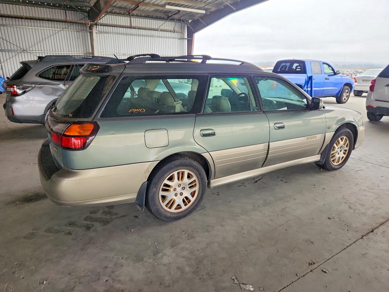 2003 Subaru Outback 3.0r Ll Bean Green vin: 4S3BH806037620847