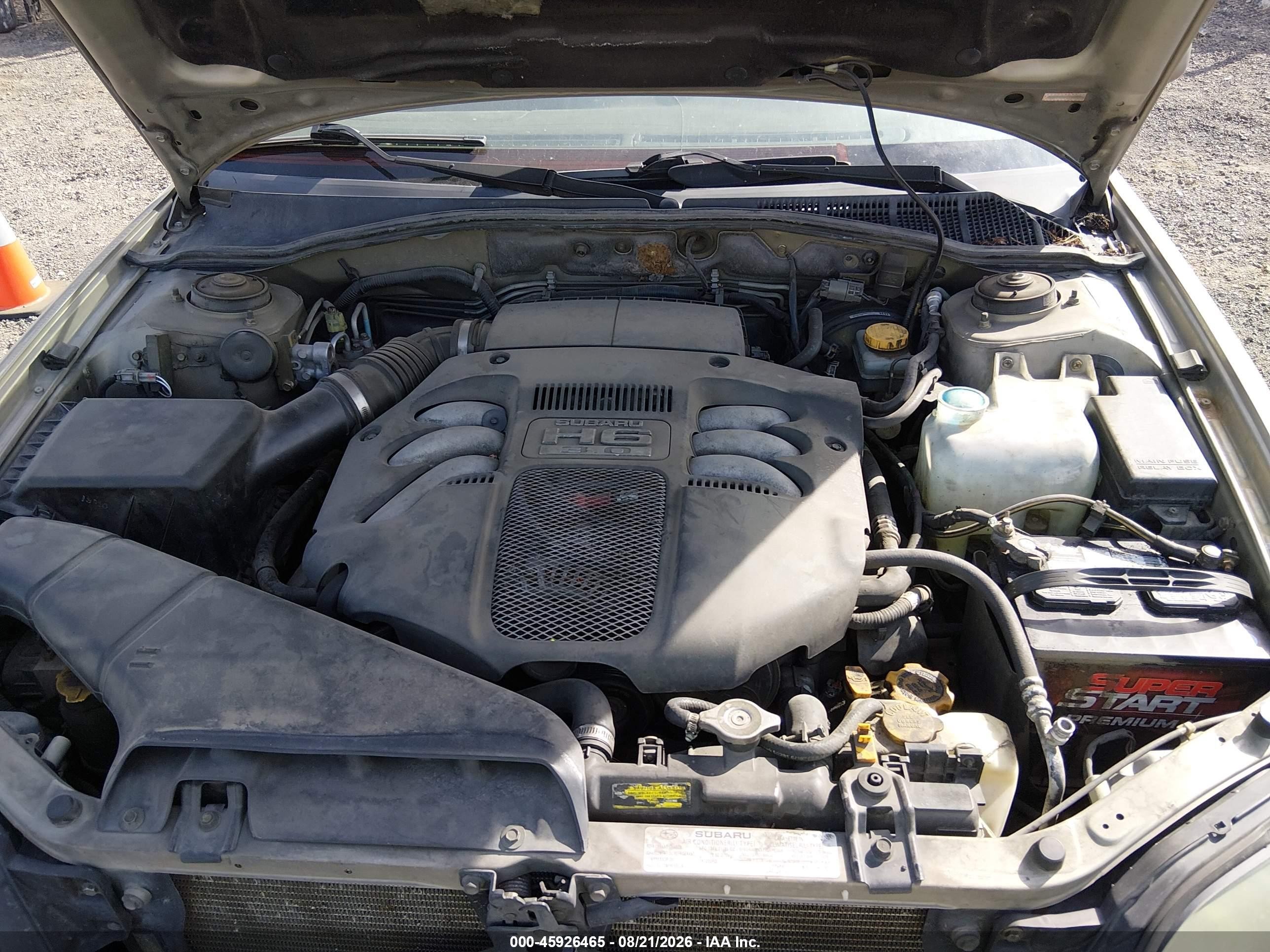 2004 Subaru Outback H6-3.0 L.l. Bean Edition Green vin: 4S3BH806047619926