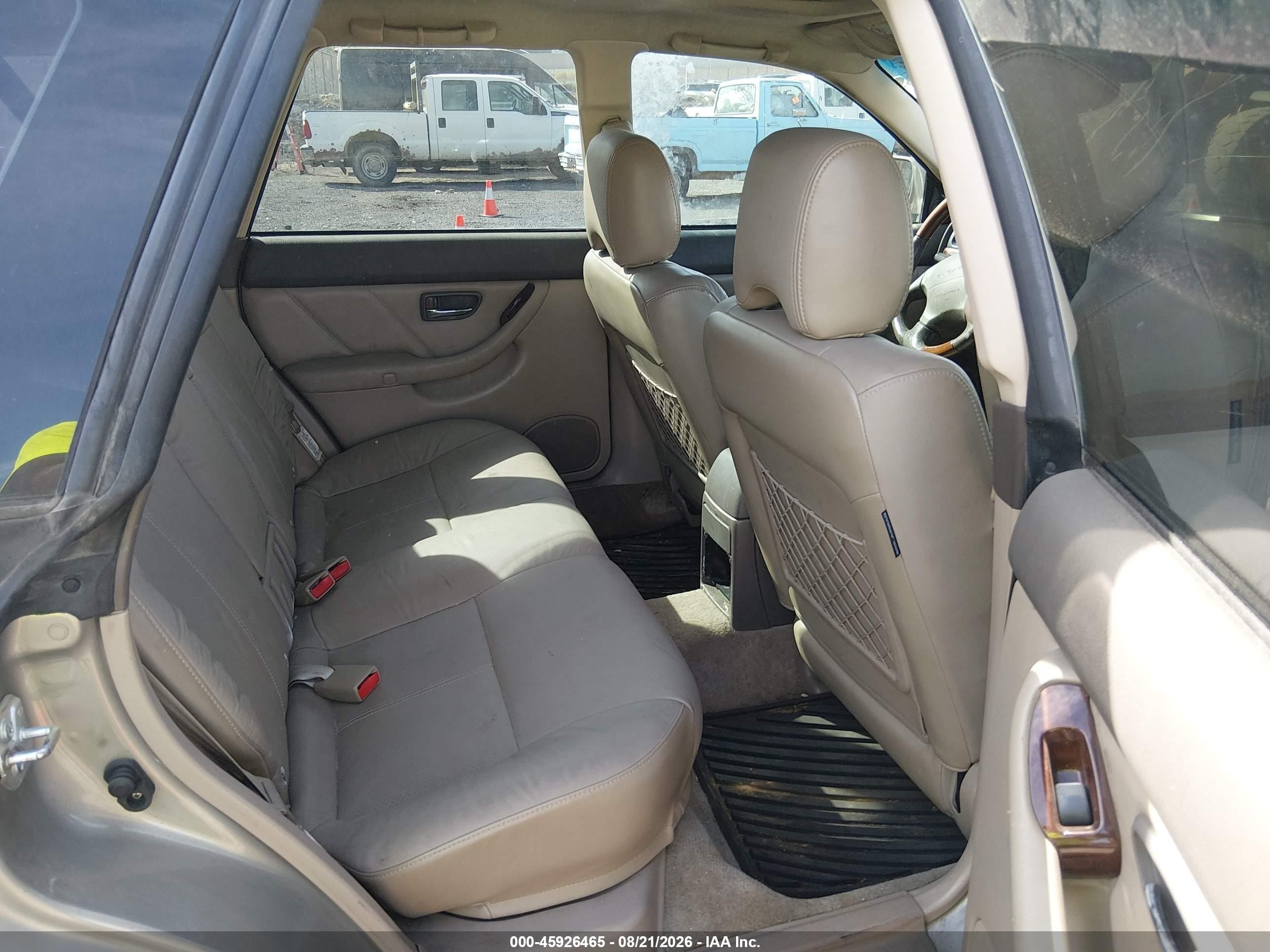 2004 Subaru Outback H6-3.0 L.l. Bean Edition Green vin: 4S3BH806047619926