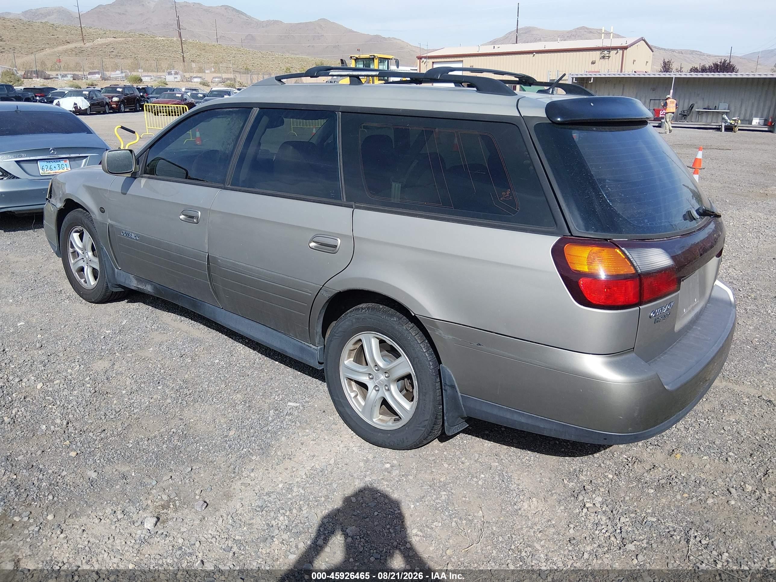 2004 Subaru Outback H6-3.0 L.l. Bean Edition Green vin: 4S3BH806047619926