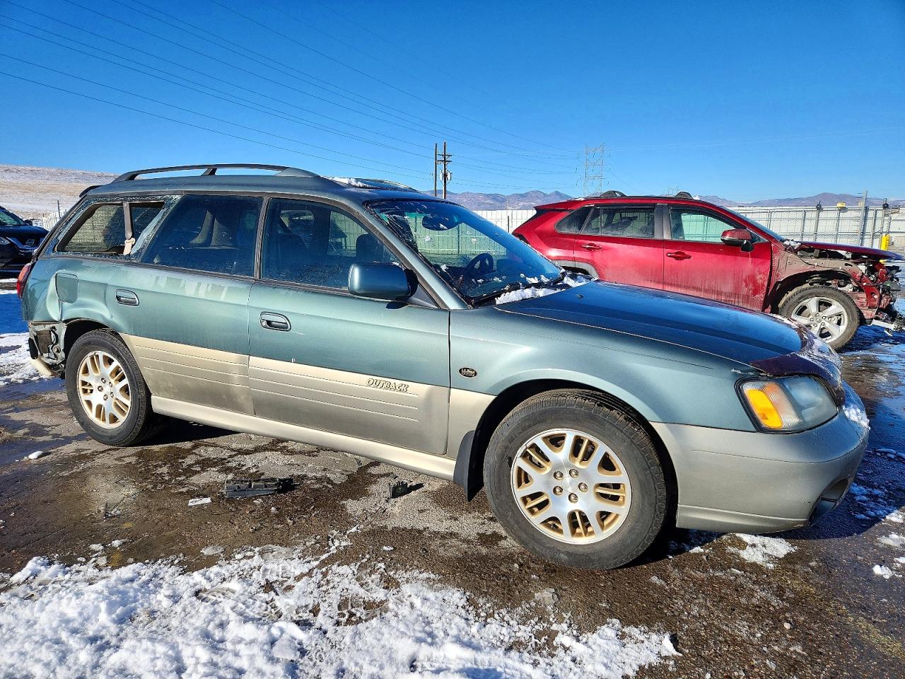 2001 Subaru Legacy Outback H6 3.0 Ll Bean Green vin: 4S3BH806117678687