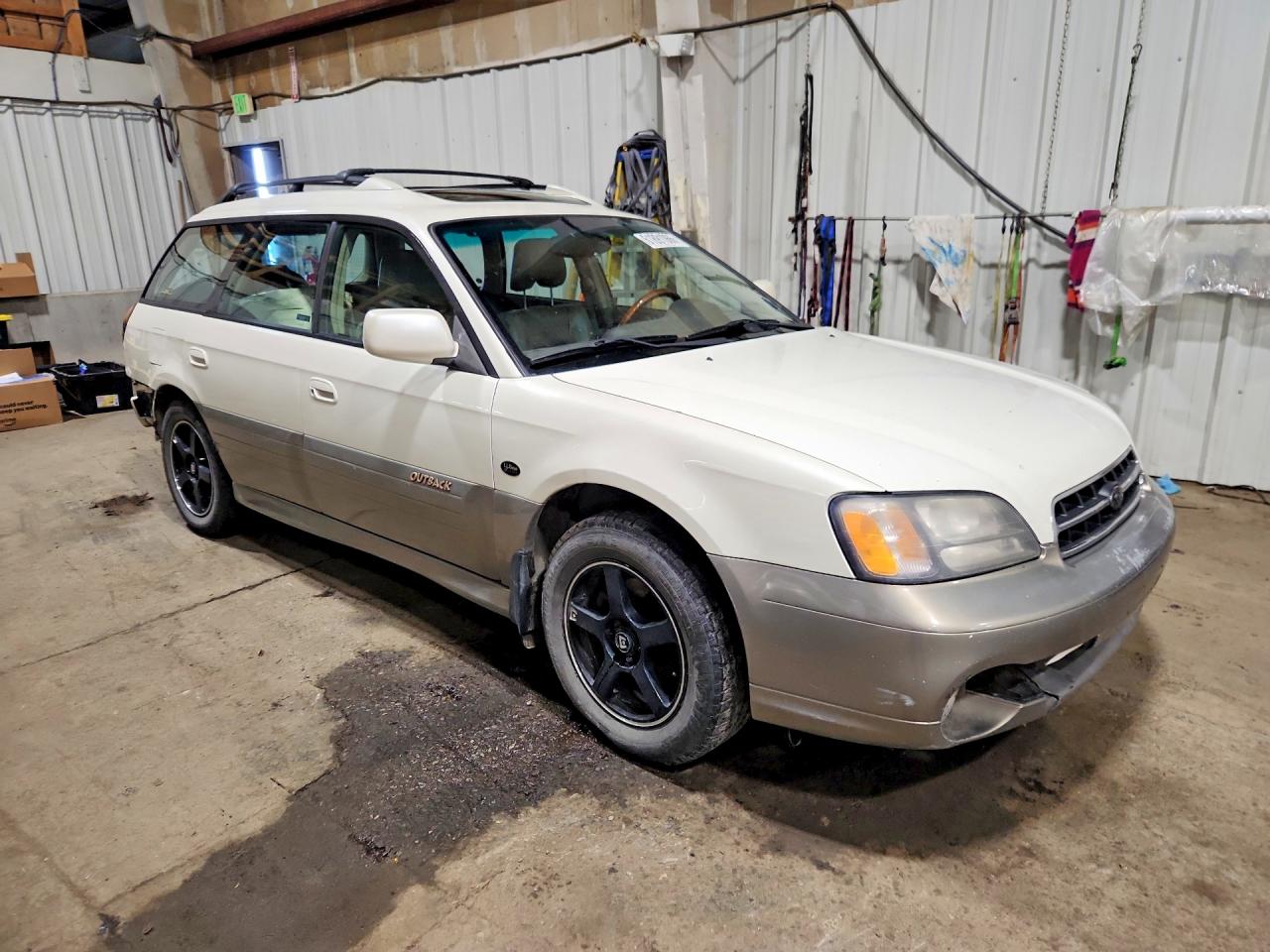 2002 Subaru Legacy Outback H6 3.0 Ll Bean White vin: 4S3BH806127624730