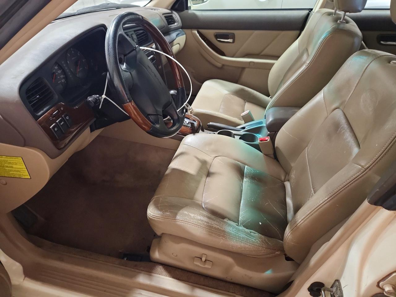 2002 Subaru Legacy Outback H6 3.0 Ll Bean White vin: 4S3BH806127624730