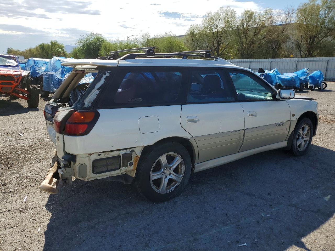 2004 Subaru Legacy Outback H6 3.0 Ll Bean White vin: 4S3BH806147602813