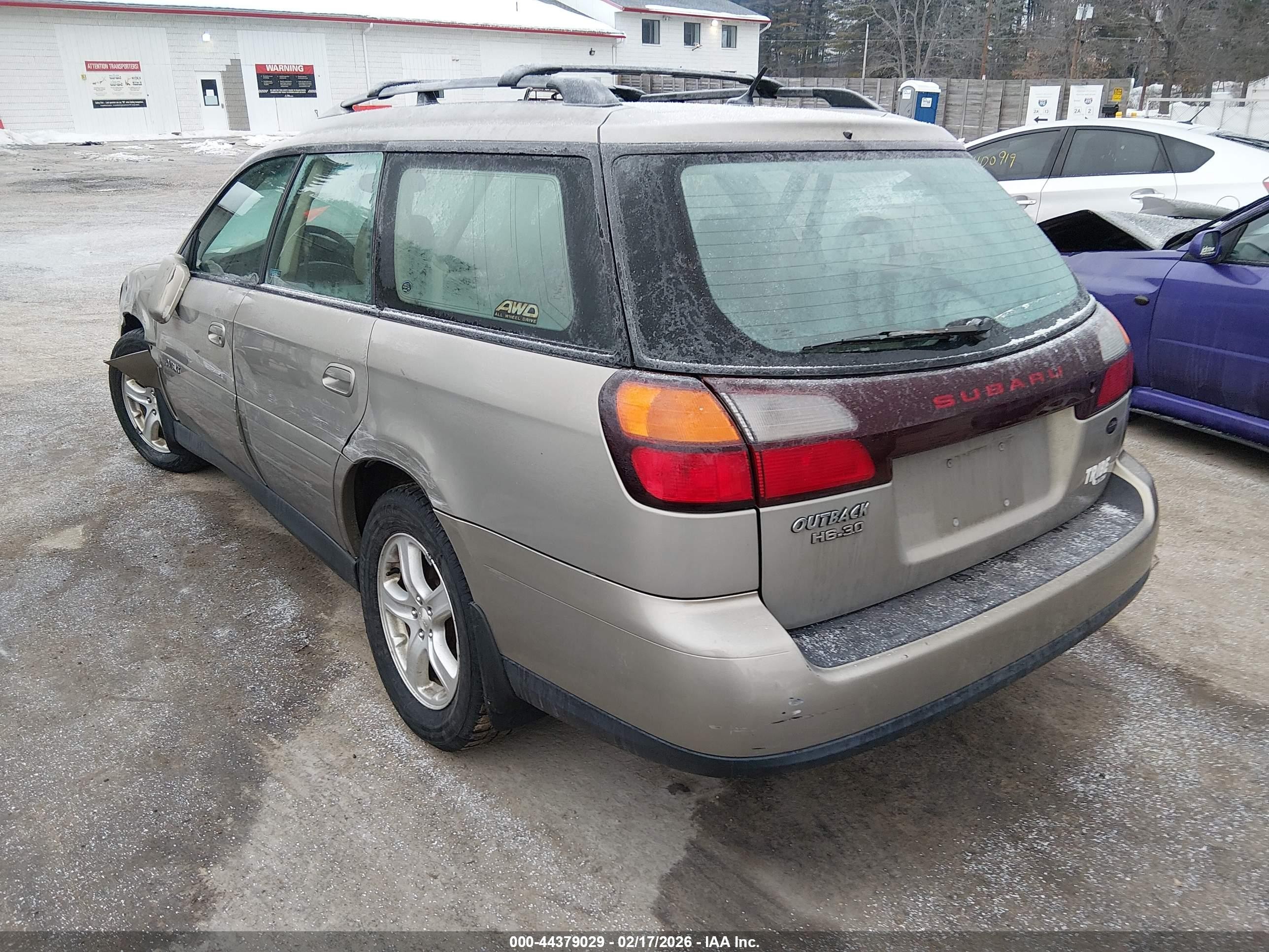 2004 Subaru Outback H6-3.0 L.l. Bean Edition Бежевый vin: 4S3BH806147632314