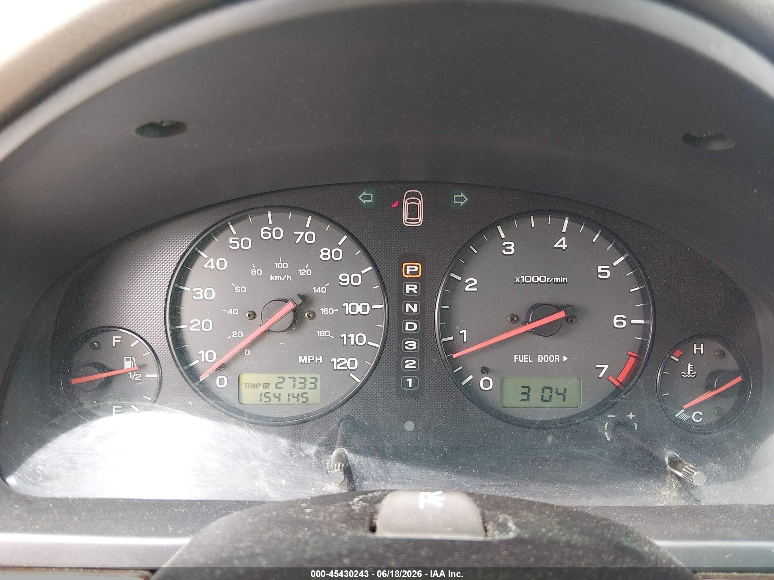 2001 Subaru Outback H6-3.0 Black vin: 4S3BH806317657808