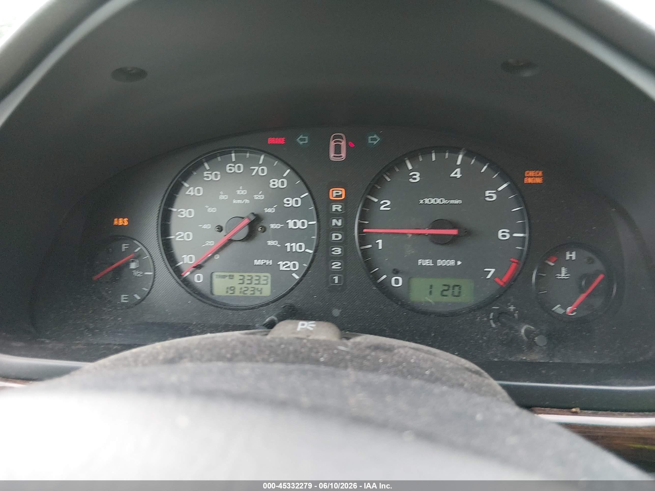 2001 Subaru Outback H6-3.0 Black vin: 4S3BH806317671420