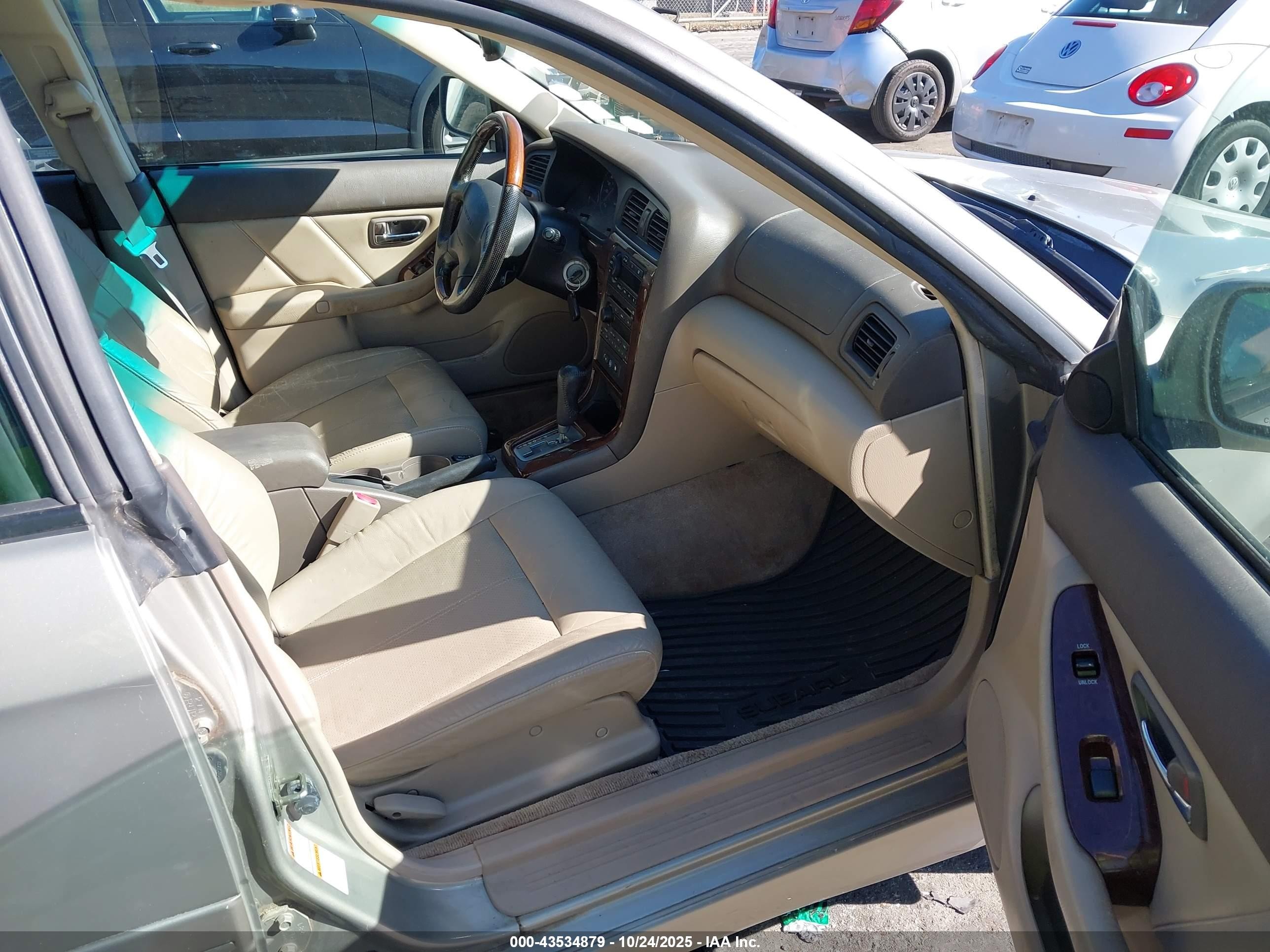 2003 Subaru Outback H6-3.0 L.l. Bean Edition Gold vin: 4S3BH806337617330