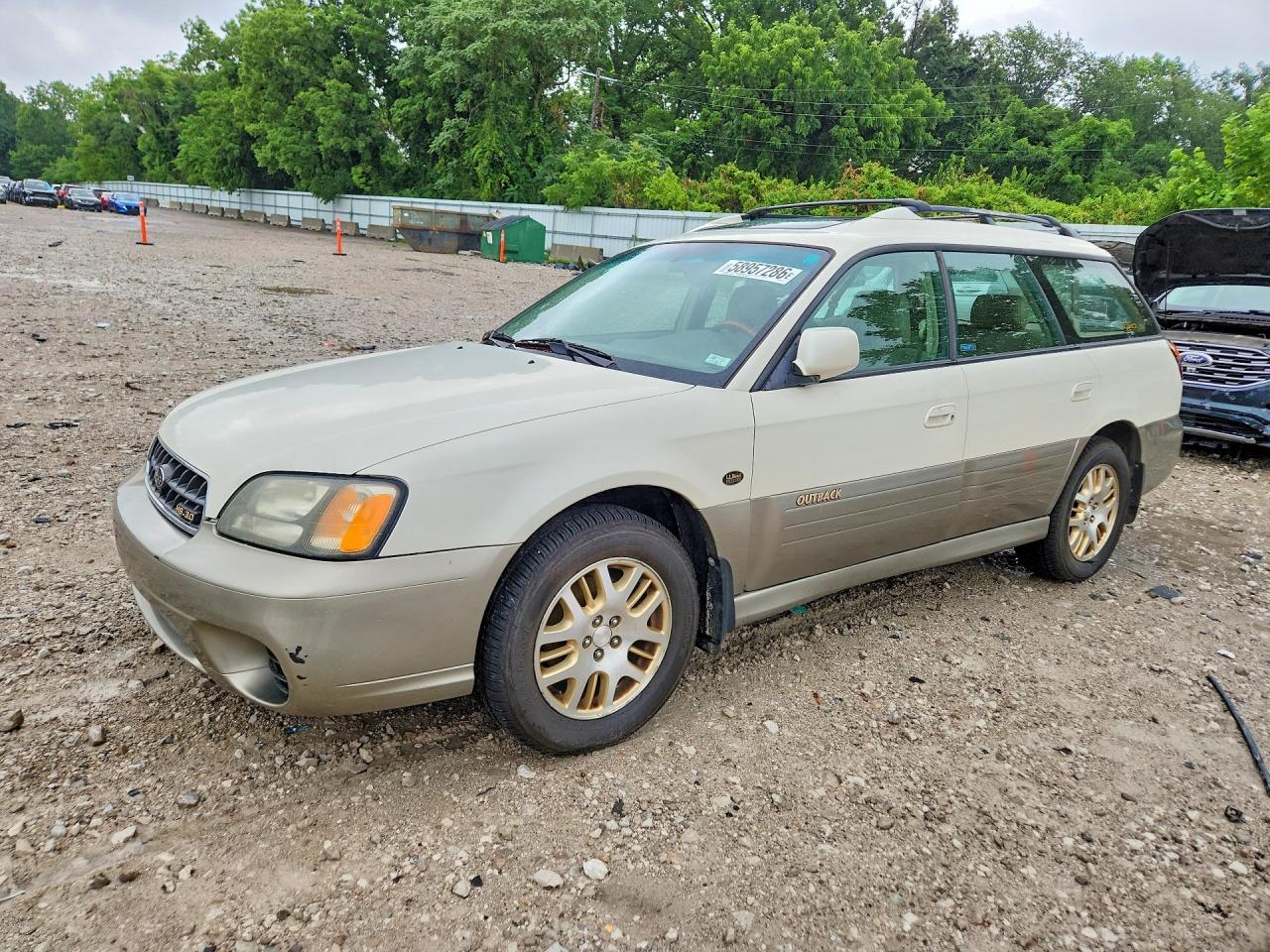 2003 Subaru Legacy Outback H6 3.0 Ll Bean Cream vin: 4S3BH806337627517