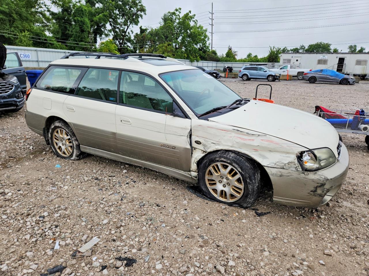 2003 Subaru Legacy Outback H6 3.0 Ll Bean Cream vin: 4S3BH806337627517