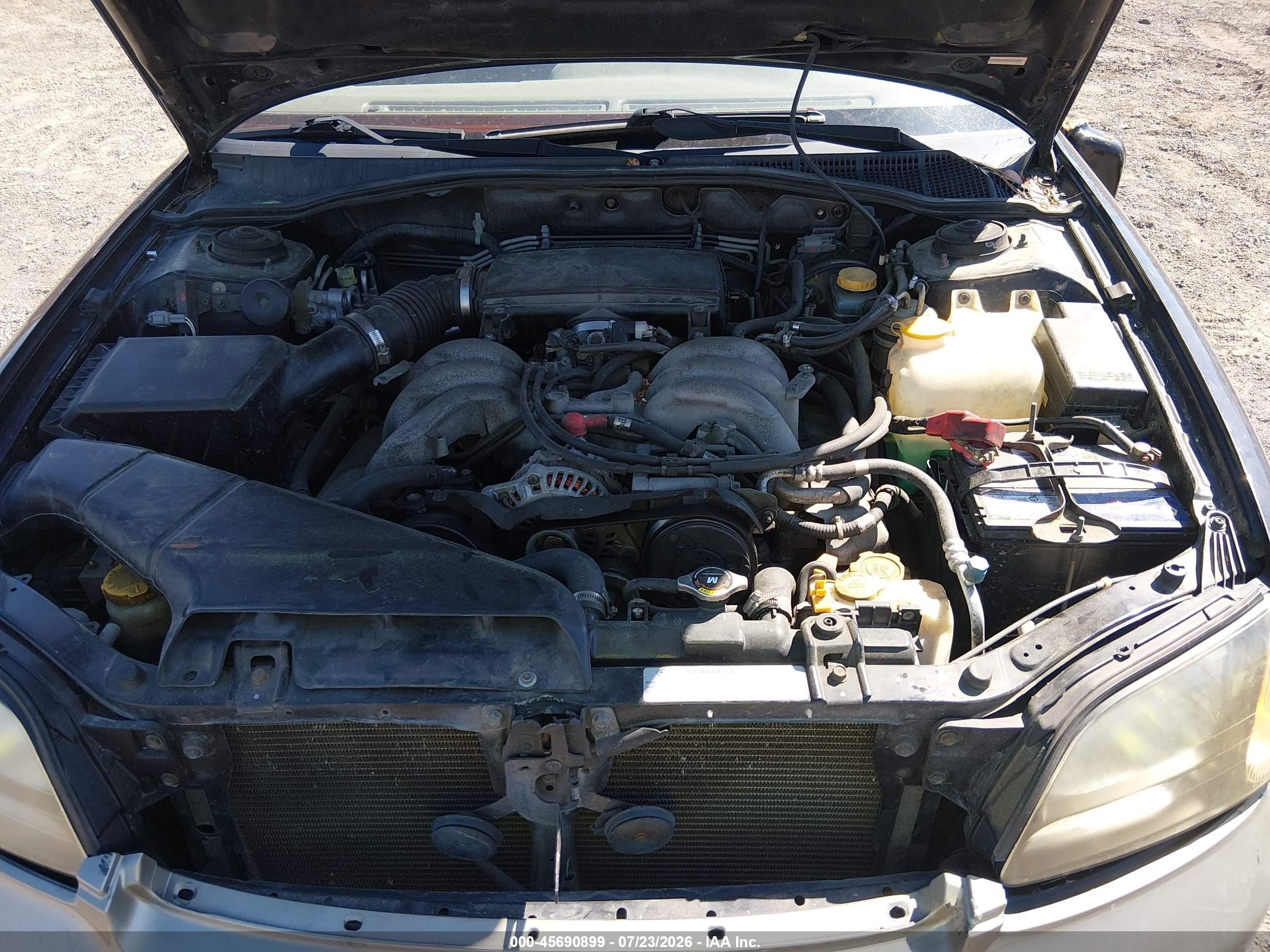 2001 Subaru Outback H6-3.0 Blue vin: 4S3BH806417651936