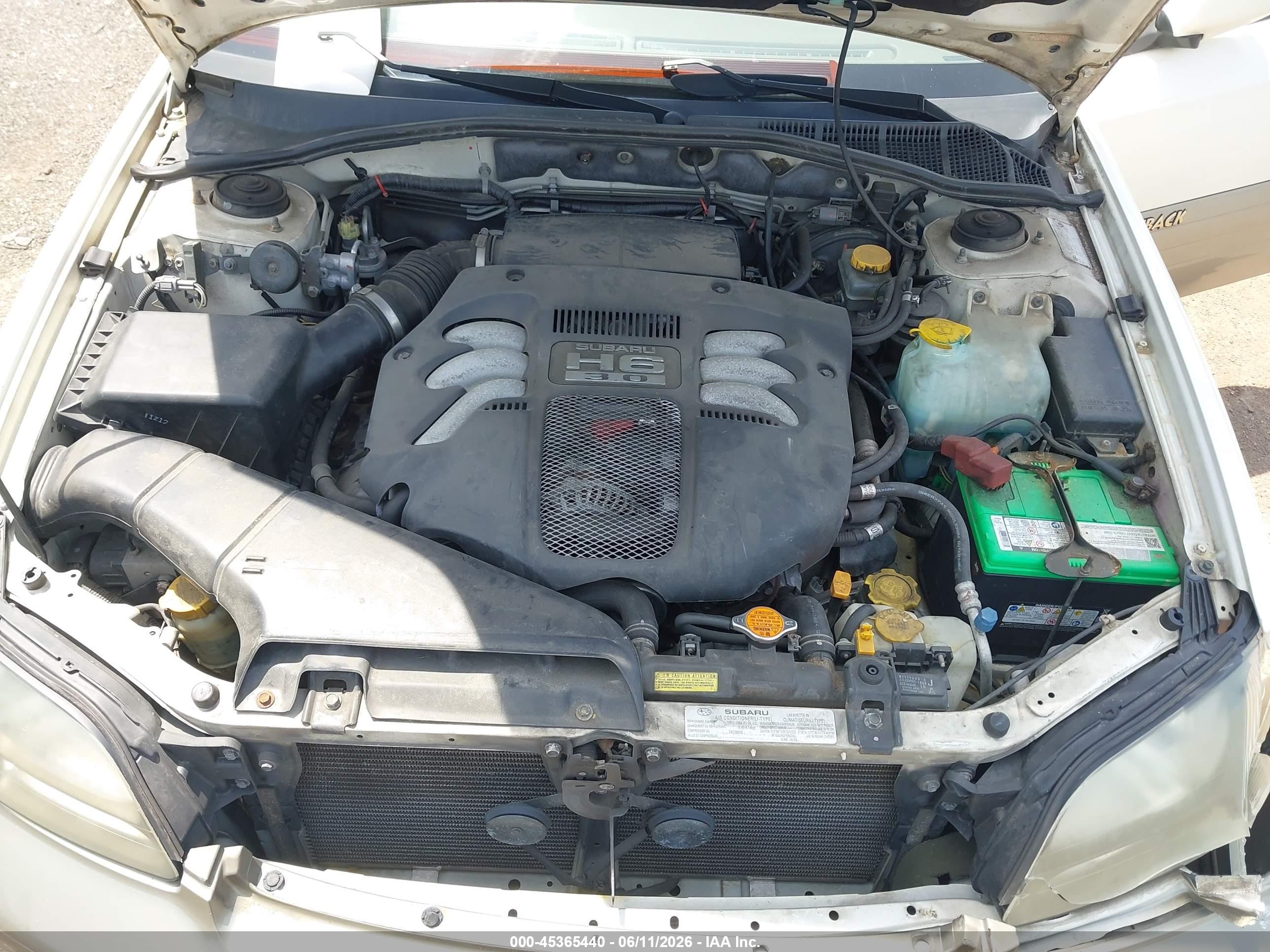 2002 Subaru Outback H6-3.0 L.l. Bean Edition White vin: 4S3BH806627641586