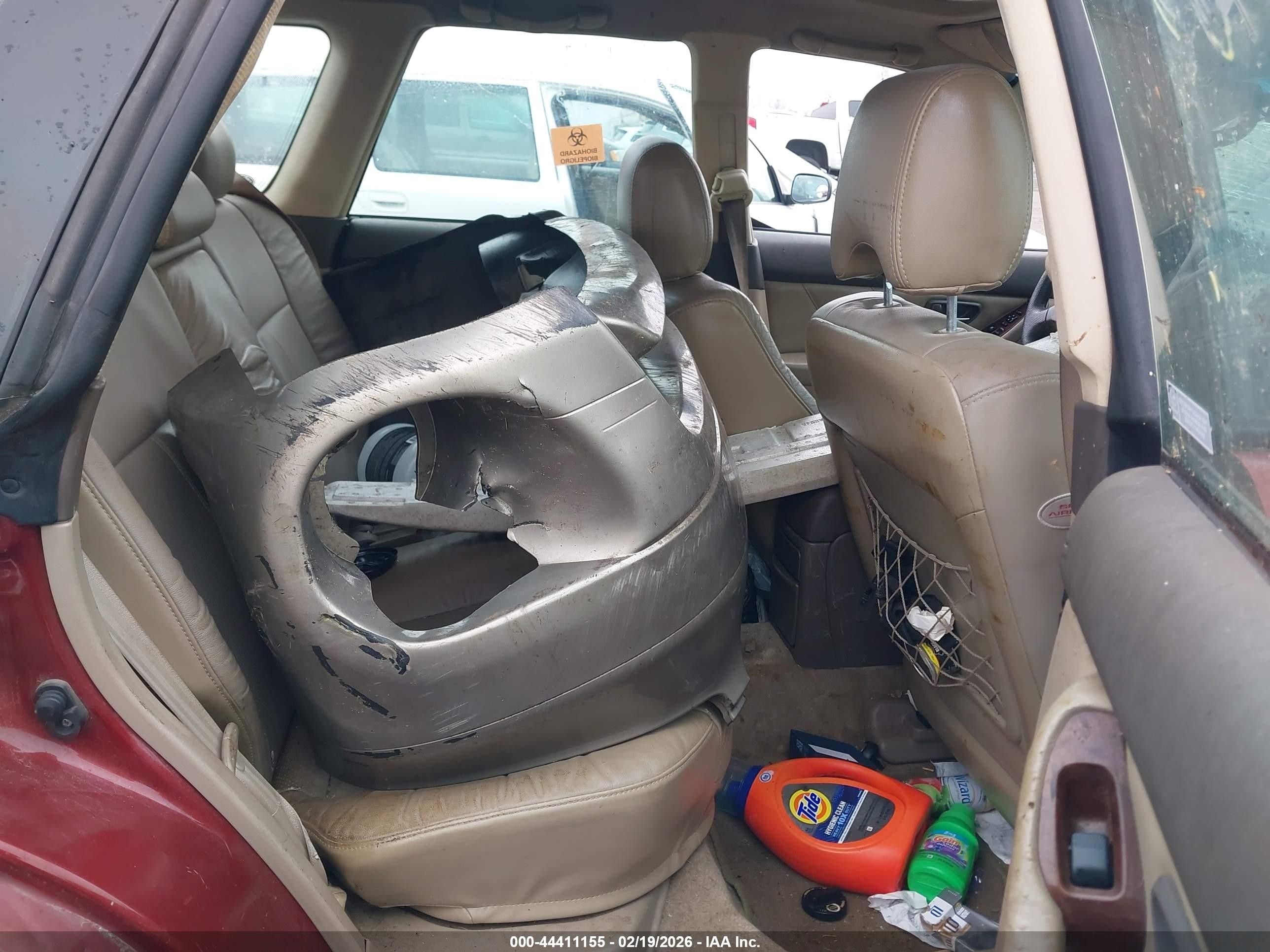 2004 Subaru Outback H6-3.0 L.l. Bean Edition Maroon vin: 4S3BH806647609613