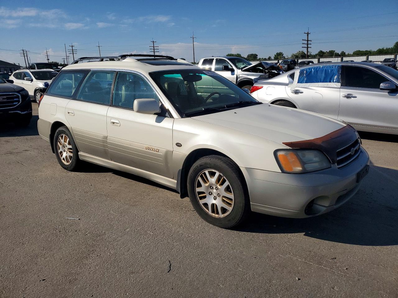 2002 Subaru Legacy Outback H6 3.0 Ll Bean Белый vin: 4S3BH806727607267