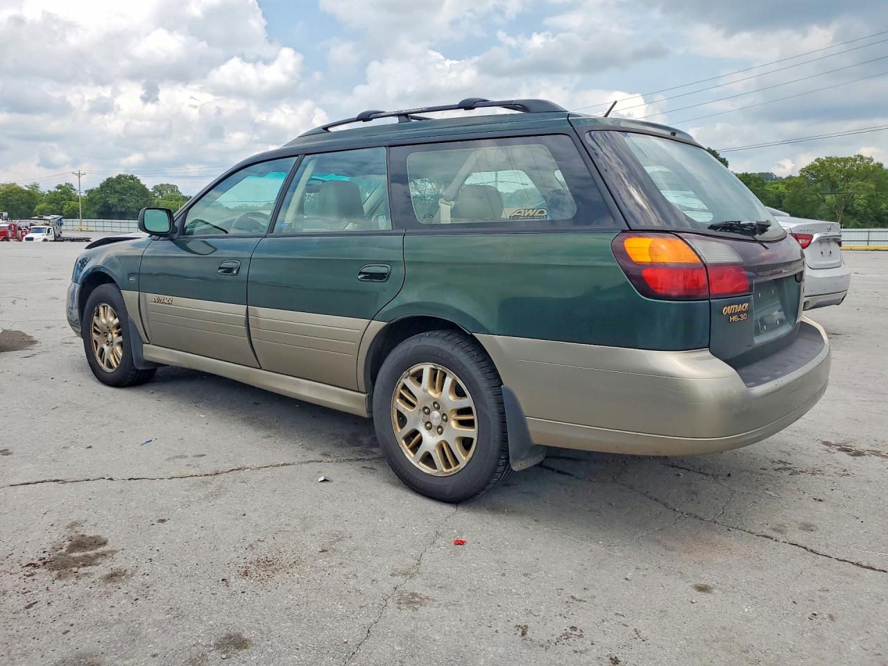 2003 Subaru Legacy Outback H6 3.0 Ll Bean Green vin: 4S3BH806737636558