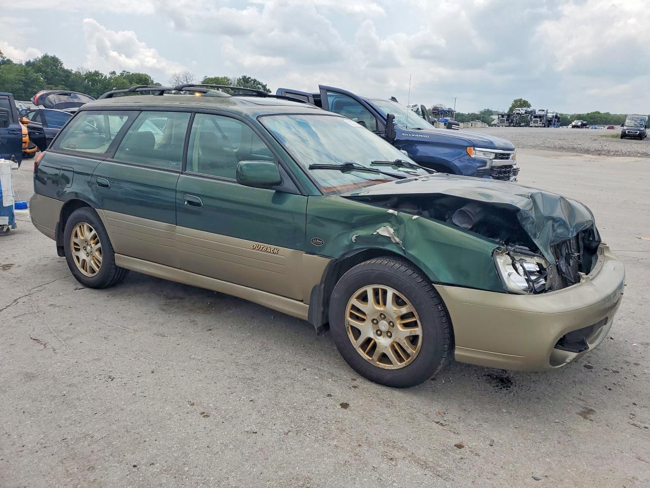 2003 Subaru Legacy Outback H6 3.0 Ll Bean Green vin: 4S3BH806737636558