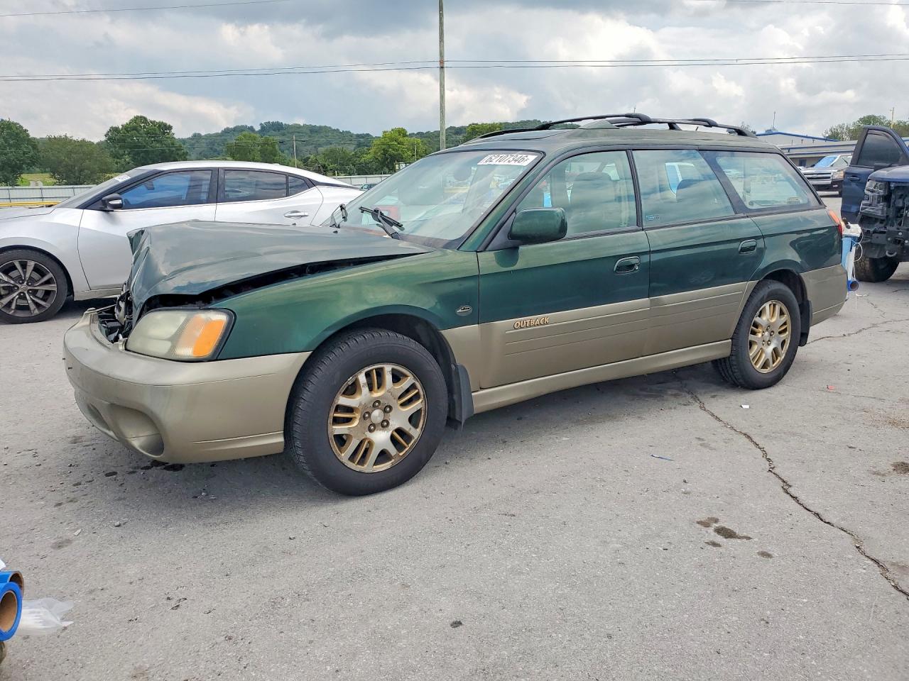2003 Subaru Legacy Outback H6 3.0 Ll Bean Green vin: 4S3BH806737636558
