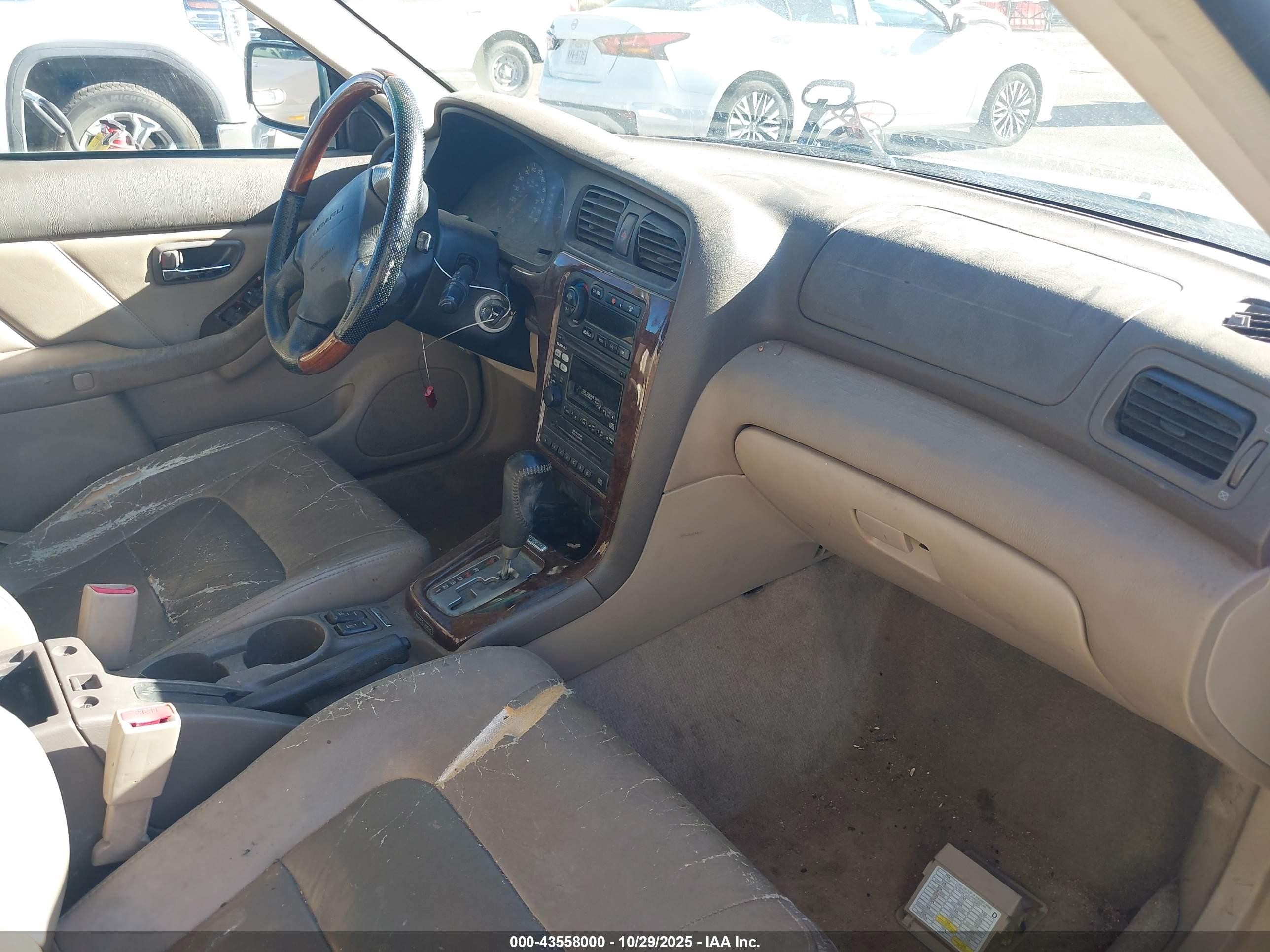 2002 Subaru Outback H6-3.0 L.l. Bean Edition Green vin: 4S3BH806827603955