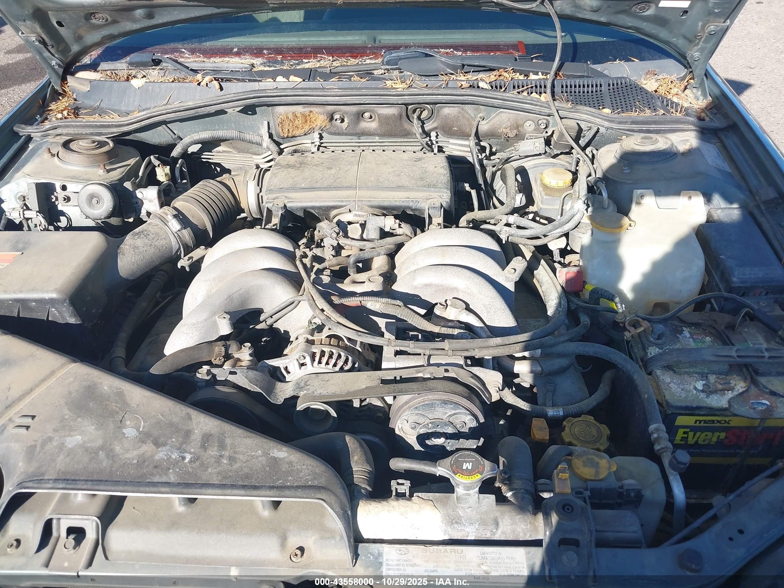 2002 Subaru Outback H6-3.0 L.l. Bean Edition Green vin: 4S3BH806827603955