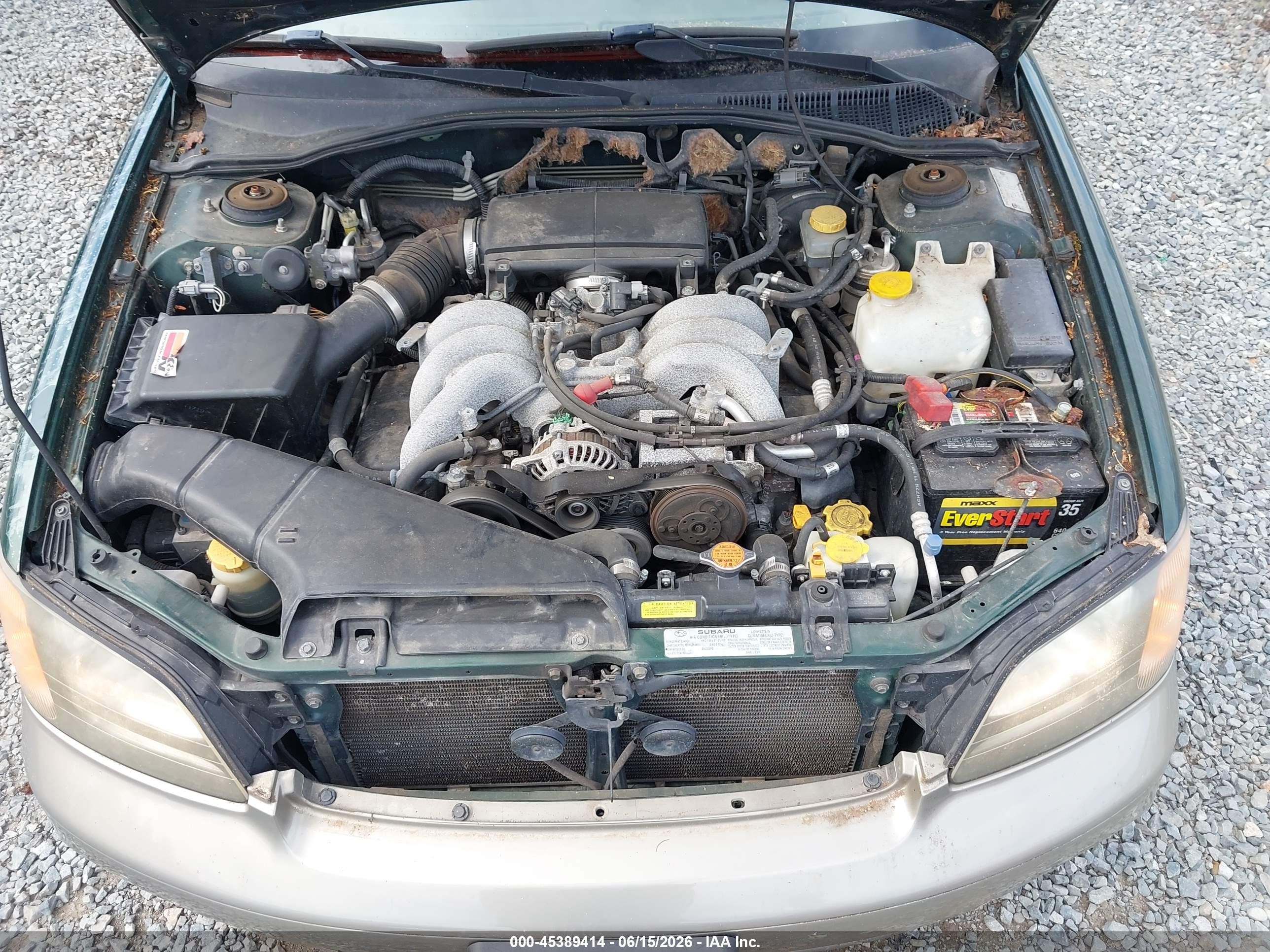2002 Subaru Outback H6-3.0 L.l. Bean Edition Green vin: 4S3BH806827617581