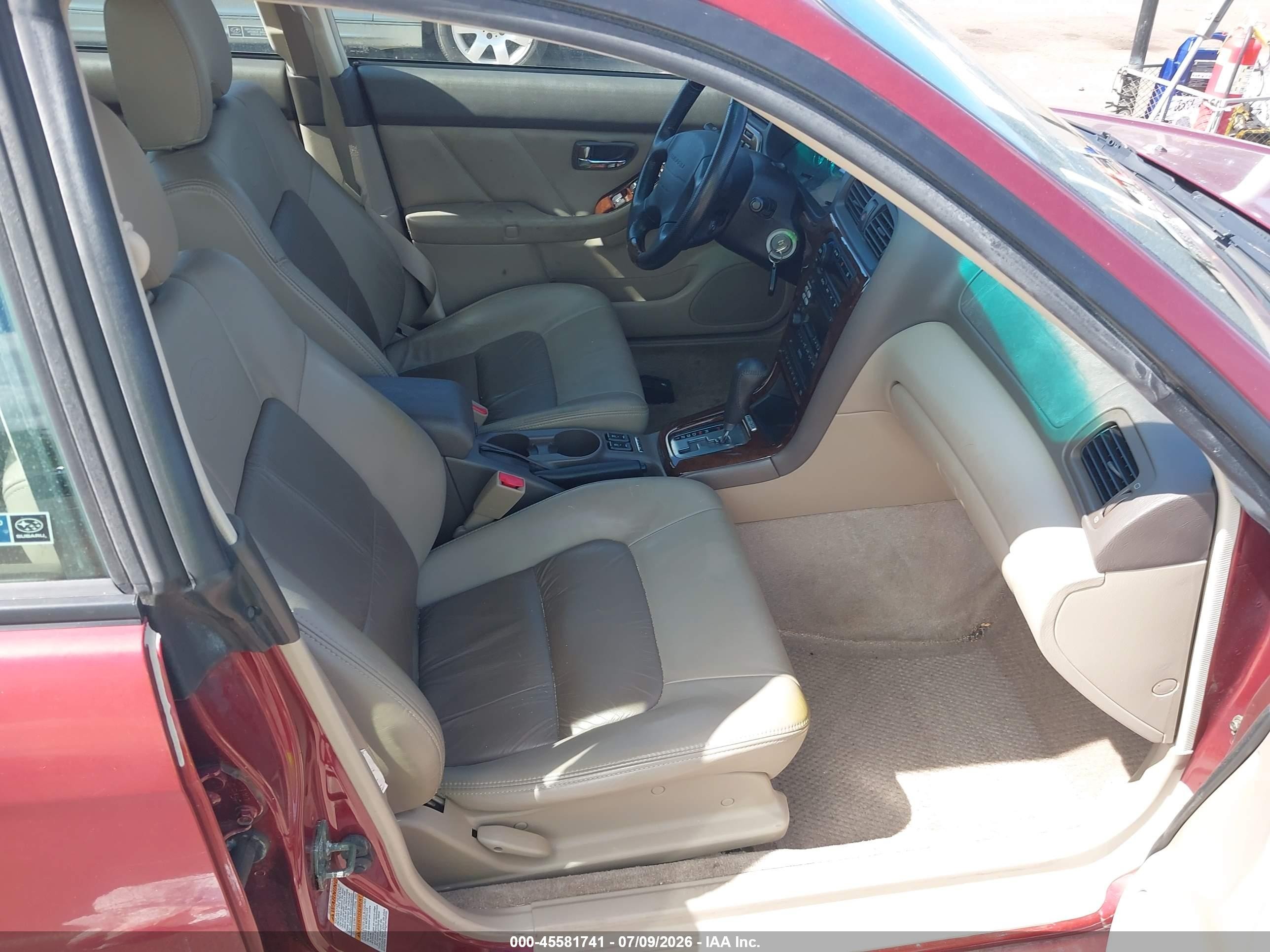 2002 Subaru Outback H6-3.0 L.l. Bean Edition Red vin: 4S3BH806827633604