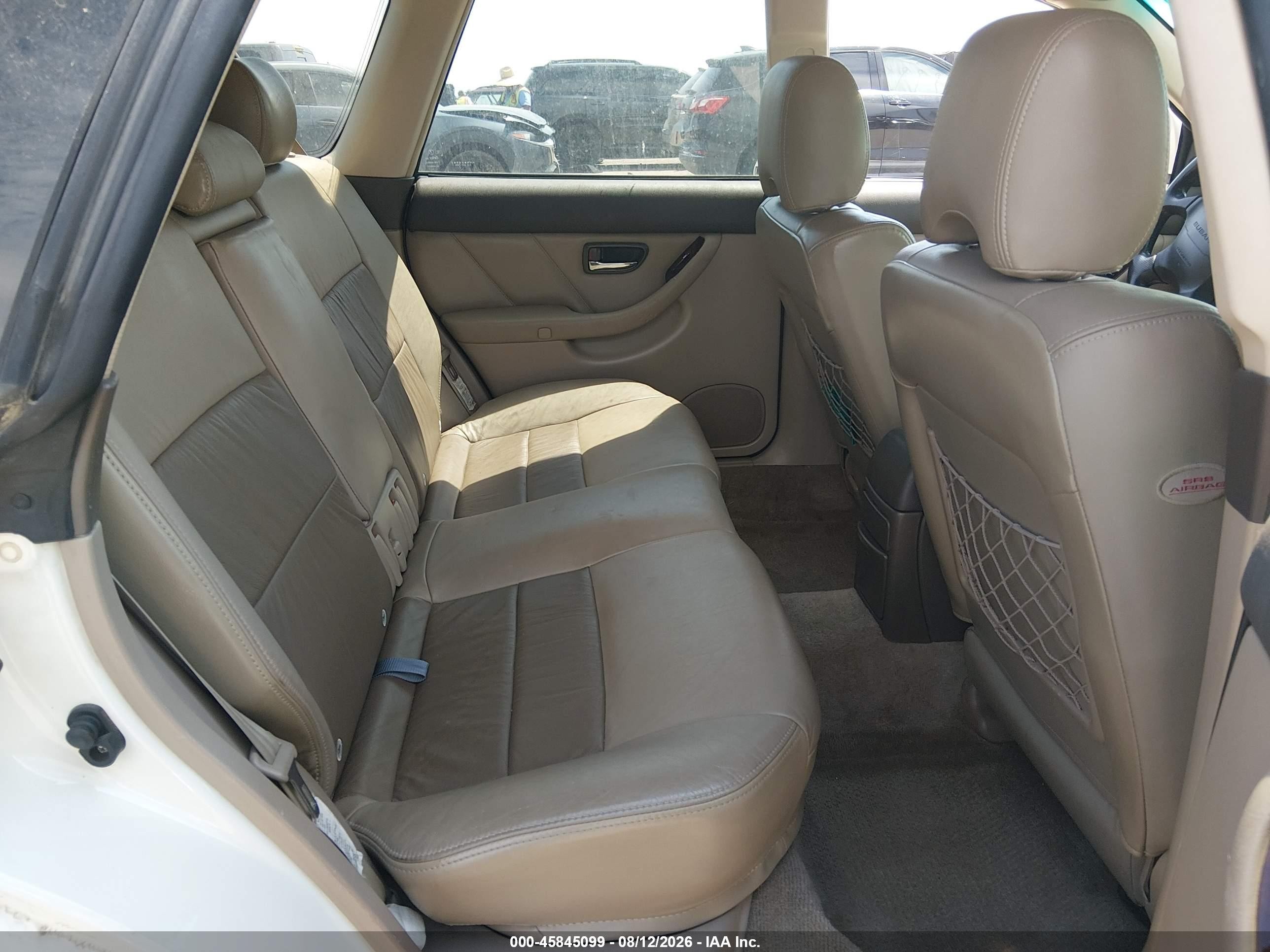 2002 Subaru Outback H6-3.0 L.l. Bean Edition White vin: 4S3BH806927622336