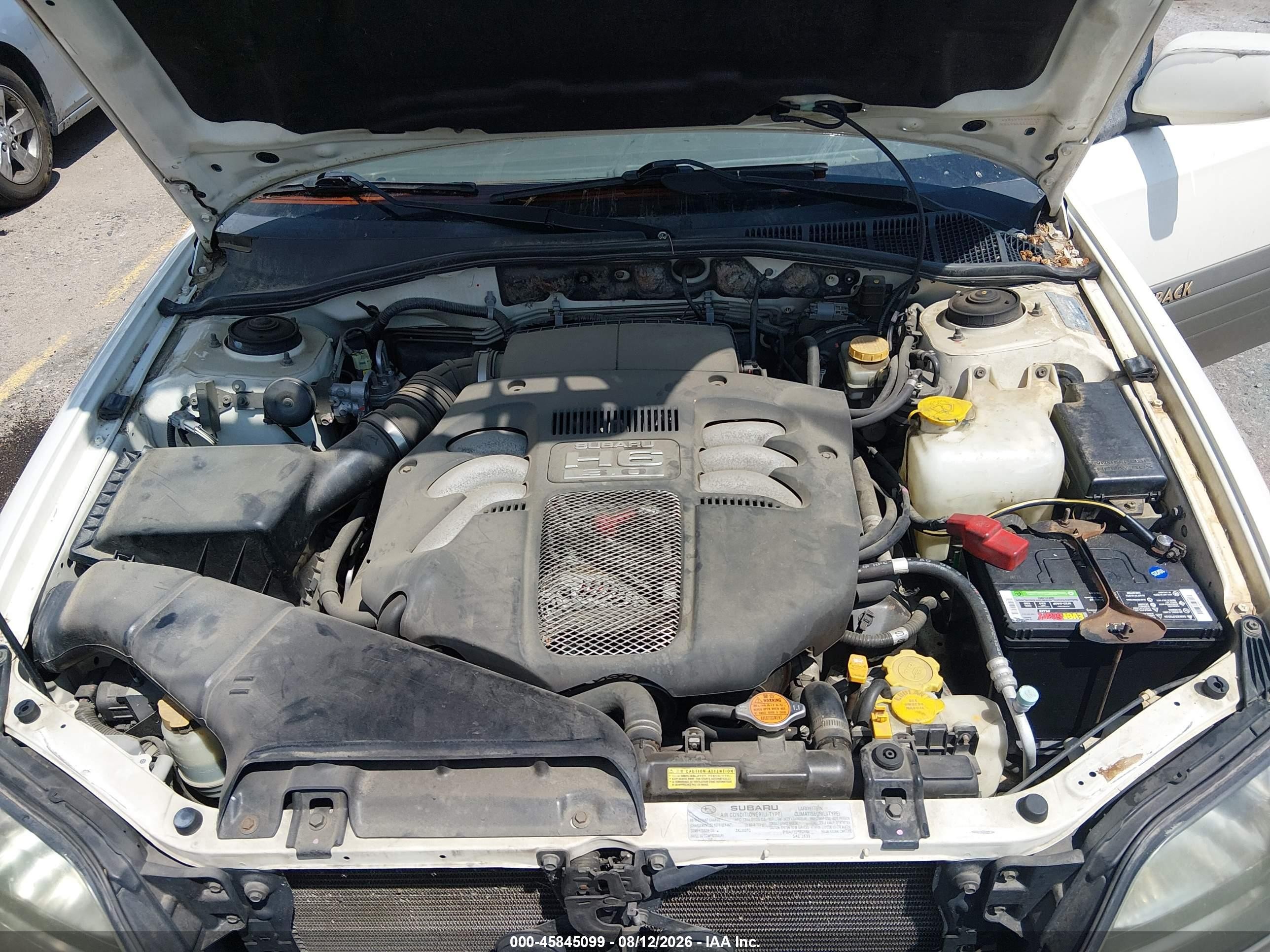 2002 Subaru Outback H6-3.0 L.l. Bean Edition White vin: 4S3BH806927622336